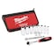 Milwaukee Tool 3/8 in Drive Socket Wrench Set Metric 12 Pieces 10 mm to 19 mm , Chrome 48-22-9001 - alternate 1