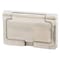 Hubbell Wiring Device-Kellems Weatherproof Wall Plate, Number of Gangs: 1-Gang Stainless Steel, Brushed Finish, Silver HBLSS263R - alternate 1