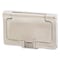 Hubbell Wiring Device-Kellems Weatherproof Wall Plate, Number of Gangs: 1-Gang Stainless Steel, Brushed Finish, Silver HBLSS264X - alternate 1