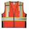 Mcr Safety High Visibility Vest, L Size, Unisex SURVCS2OL - alternate 1