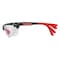 Mcr Safety Dominator (DM3), Safety Glasses, MAX3 Hard Coat, Polycarbonate Lens, Gun Metal Frame, Half Frame DM1310P - alternate 2