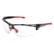 Mcr Safety Dominator (DM3), Safety Glasses, MAX3 Hard Coat, Polycarbonate Lens, Gun Metal Frame, Half Frame DM1310P - alternate 1