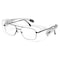 Mcr Safety Law (OTG), Safety Glasses, Anti-Fog, Clear Lens, Gray Frame, Frameless OG110AF - alternate 3