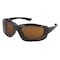Mcr Safety Swagger (RP3), Safety Glasses, Anti-Fog, Brown Lens, Black Frame, Full-Frame RP31BPF - alternate 1