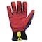 Ironclad Performance Wear Mechanics Gloves, Nylon/Polyurethane Palm, Polyester Lining, Blue/Red, M ( 3 ) KDC5W-03-M - alternate 1