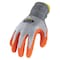 Ironclad Performance Wear Coated Gloves, HPPE/Latex Palm, Acrylic Lining, Gray/Orange, M ( 8 ) SKC4LW-03-M - alternate 2