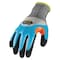 Ironclad Performance Wear Coated Gloves, HPPE/Nitrile Palm, Acrylic Lining, Black/Blue, M ( 8 ) SKC4SNW2-03-M - alternate 2