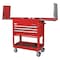 Westward WESTWARD Tool Utility Cart, 3-Drawers, Powder Coated Red, 35.5" W x 21" D x 45.5" H 55NJ77 - alternate 3