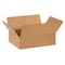 Zoro Select 14 in x 10 in x 4 in Shipping Box, Kraft, Corrugate, Single Wall, 32 ECT 11R353 - alternate 1