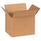 Zoro Select 7 in x 5 in x 5 in Shipping Box, Kraft, Corrugate, Single Wall, 32 ECT 55VG21 - alternate 1