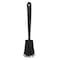 Vikan 2 3/4 in W Scrub Brush, Stiff, 11 51/64 in L Handle, 4 1/2 in L Brush, Black, Plastic 41869 - alternate 2