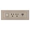 Legrand FurniturePowerOutlet, Nickel, 2Outlet, 10ft RDSZCNI10 - alternate 1