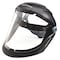 Jackson Safety Maxview Faceshield Assembly, Polycardonate Visor, Clear Uncoated Lens, Ratchet Suspension, Black 14200 - alternate 1