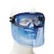 Jackson Safety Safety Goggles/Face Shield Combo, Clear Lens/Blue Shield, Anti-Fog, Indirect Vented, GPL500 Series 21000 - alternate 3