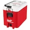 Milwaukee Tool 16 qt Packout Hard Sided Compact Cooler, Up to 3 Days Ice Retention, Red/White 48-22-8460 - alternate 1