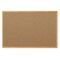 Quartet Cork Bulletin Board 3ft.x2ft., Oak Finish Frame 85366 - alternate 1