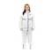 International Enviroguard Disposable Coverallss, Collared Coverall, S, Non-Woven Laminate, Elastic Wrist, Taped Seam, White W2501-S - alternate 1