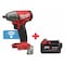 Milwaukee Tool M18 FUEL with ONE-KEY 1/2" Compact Impact Wrench w/ Pin Detent + M18 XC 4.0 Battery Pack 2759-20, 48-11-1840 - alternate 1