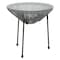 Flash Furniture Bungee Glass Table, Valencia, Grey TLH-094T-GREY-GG - alternate 1