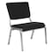 Flash Furniture Hercules Medical Waiting Room Chair, Black Back, 26-1/2 in W 23-1/2" L 34" H, Fabric Seat XU-DG-60442-660-2-BK-GG - alternate 1