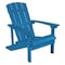 Flash Furniture Charlestown Adirondack Chair, Blue Wood, Blue Seat, Wood Back, 29.5 W 35 H JJ-C14501-BLU-GG - alternate 1