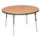Correll Round Adjustable Height Activity Kids School Table, High Pressure Laminate, Fusion Maple A36-RND-16 - alternate 1