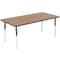 Correll Rectangle Adjustable Height Activity Kids School Table, High Pressure Laminate, Walnut A3072-REC-01 - alternate 1