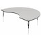 Correll Kidney Adjustable Height Activity Kids School Table, Melamine Laminate, Gray Granite AM4872-KID-15 - alternate 1