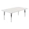 Correll Rectangle Adjustable Height Activity Kids School Plastic Blow Molded Table, Blow Molded Plastic AR2448-REC-23 - alternate 1