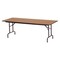 Correll Rectangle Commerical Folding Utility Table, High Pressure Laminate Top, Walnut CF3696PX-01 - alternate 1