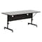 Correll Rectangle Deluxe Adjustable Height Flip Top Training Table, High Pressure Laminate Top FT2472-15 - alternate 1