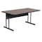 Correll Rectangle Econoline Adjustable Height Computer Desk and Training Table, 24" W, 60" L, 21" to 29" H CSA2460-01 - alternate 1