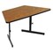 Correll Trapezoidal Econoline Adjustable Height Computer Desk and Training Table, Medium Oak CSA3060TR-06 - alternate 1