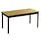 Correll Rectangle Library Table, 29" H, Fusion Maple LR3072-16 - alternate 1