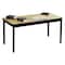 Correll Rectangle Library Table, 29" H, Fusion Maple LR3060-16 - alternate 1