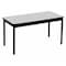Correll Lab Table, High Pressure Laminate on High-Density Core with Back Sheet, Steel Frame LT2460-15 - alternate 1