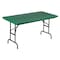 Correll Rectangle Heavy Duty Commerical Adjustable Height Plastic Folding Table, 24" W, 48" L, 22" to 32" H RA2448-29 - alternate 1