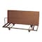 Correll Rectangle Table Truck for Rectangle Folding Tables, 72" L, 28" W, Walnut T282-01 - alternate 1