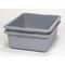 Rubbermaid Commercial Bulk Bus Box, 21-1/2"x17-1/8x7", Gray FG335192GRAY - alternate 1