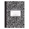 Roaring Spring Case of Signature Black Marble Composition Notebooks, Unruled Blank, 80 sht, Oversized 10.25"x7.88", PK24 77479cs - alternate 1