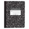 Roaring Spring Case of Black Marble Comp Notebooks, Unruled Blank, 50 sht, 15lb White Paper, 9.75"x7.75", Hard Cover, PK48 77260cs - alternate 1