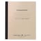Roaring Spring Case of Composition Notebooks, W Ruled, 20 sht, 15 lb White Paper, 8.5"x7", Flexible Manila Covers, PK144 77340cs - alternate 1