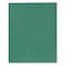 Kaboom Case of Green Paper Pocket Folders, 11.75"x9.5", Twin Pockets hold 25 sheets each, 11 pt tag board, PK250 50122cs - alternate 1