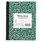 Winnable Case of Green Marble Comp Notebooks, 5x5 Graph Ruled, 100 sht, 15 lb Paper, 9.75"x7.75", Hard Cover, PK24 77255cs - alternate 1