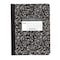 Roaring Spring Case of Black Marble Comp Notebooks, Wide Ruled, 60 sht, 15 lb White Paper, 9.75"x7.75", Hard Cover, PK36 77222CS - alternate 1