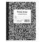 Roaring Spring Case of Black Marble Comp Notebooks, College Ruled, 100 sht, 15 lb Paper, 9.75"x7.75", Hard Cover, PK24 77264cs - alternate 1