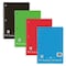 Roaring Spring Case of 3 Subject Wirebound Notebooks, 10.5"x8", 120 sht, Asstd. Cover Colors, wide Ruled w/Margin, PK24 10041cs - alternate 1