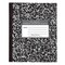 Roaring Spring Case of Black Marble Composition Notebooks, Wide Ruled, 48 sht/book, 8.5"x7", Flexible Covers, PK72 77333cs - alternate 1