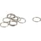 Brady Split Key Ring, Metal, Gray, 10 PK 58973 - alternate 1