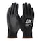 Pip Coated Gloves, Polyurethane, Smooth, Palm, 1 Abrasion Level, Black, S (7) 12 PK 33-B125/S - alternate 1